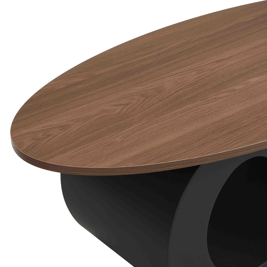Black Walnut Coffee Table Set of 2 M423