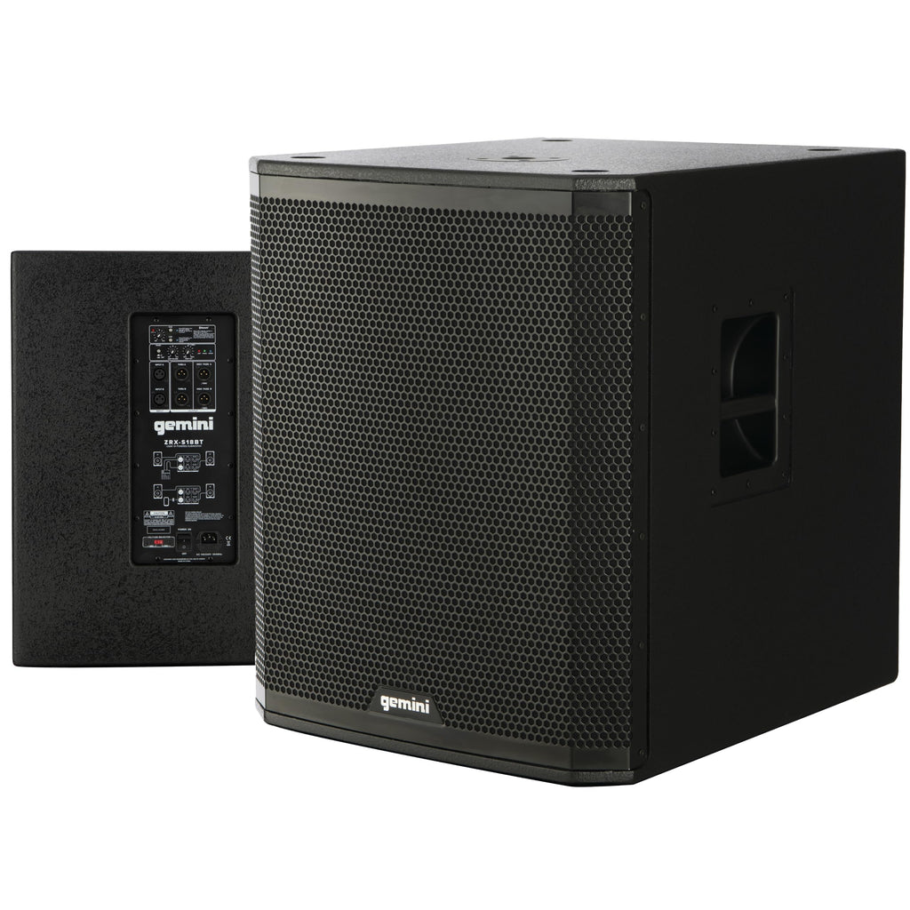 18" Powered Subwoofer, 1200 Watts, Bluetooth TWS O8140