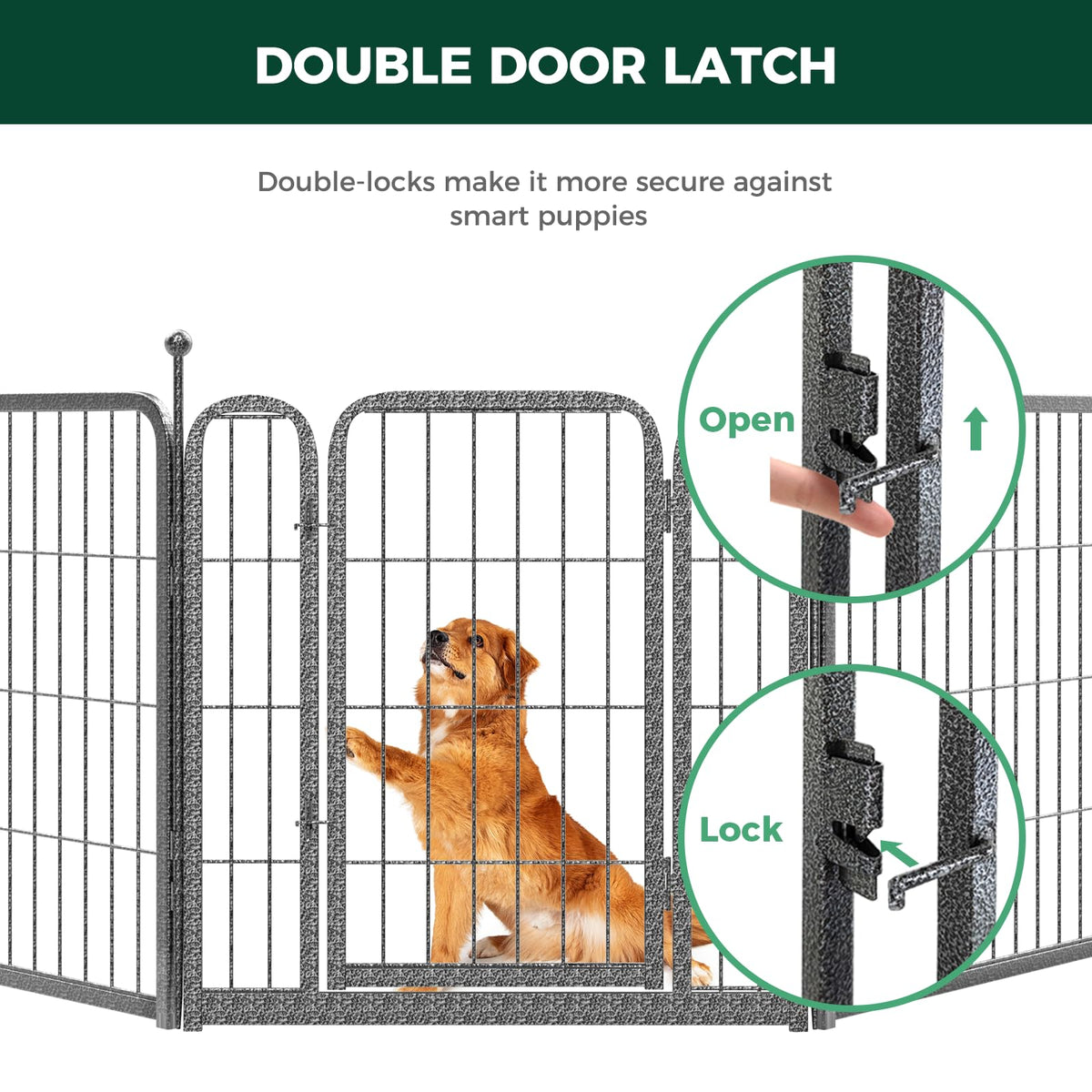 24" H 16 Panels Dog Playpen S65221