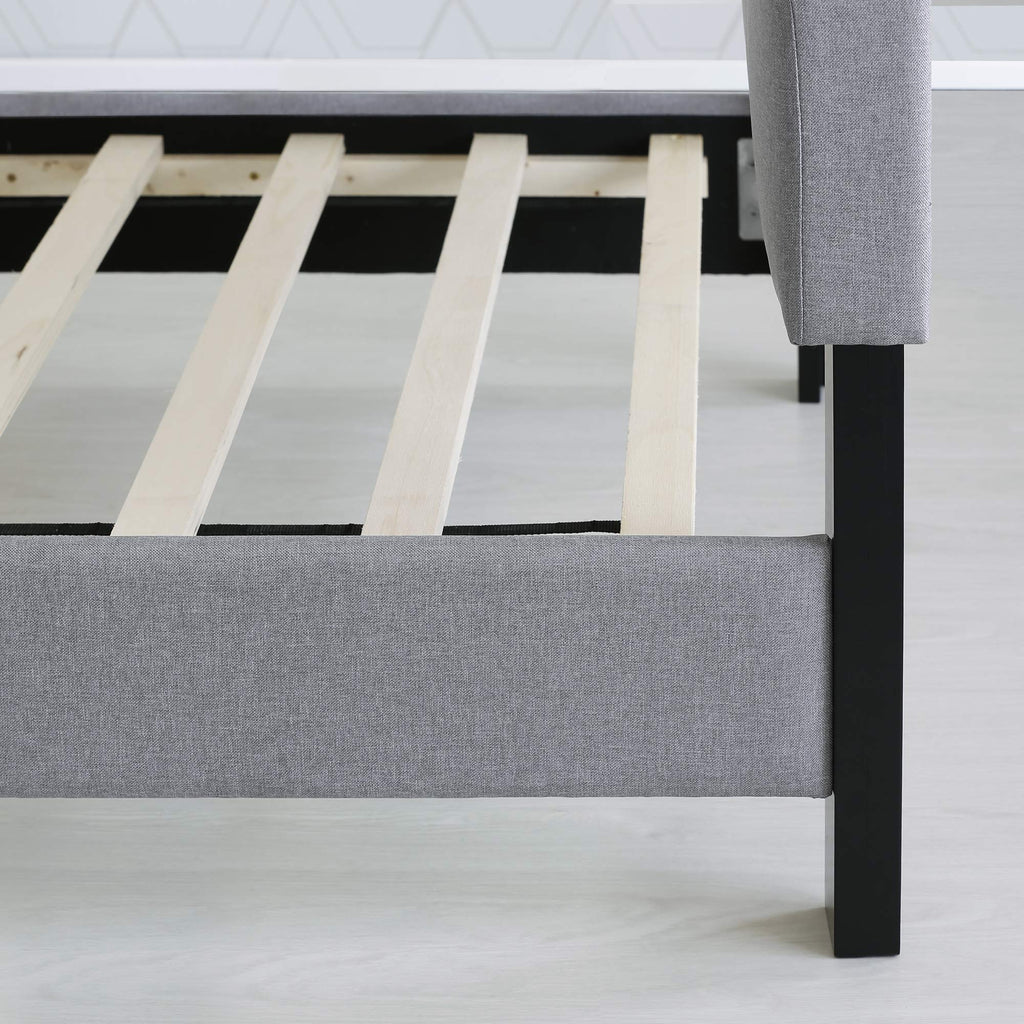 California King Upholstered Platform Bed Frame I474833