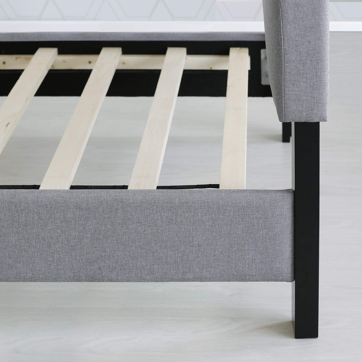 California King Upholstered Platform Bed Frame I474833