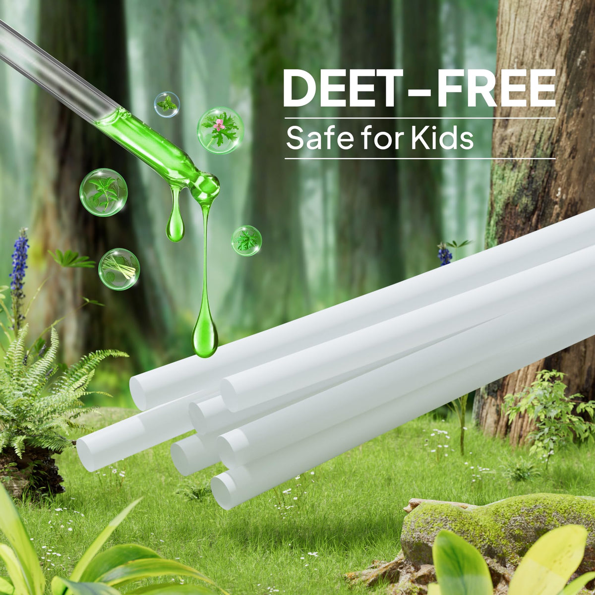 Mosquito Repellent Bracelet Refill Oil Sticks 15 Pack D732031