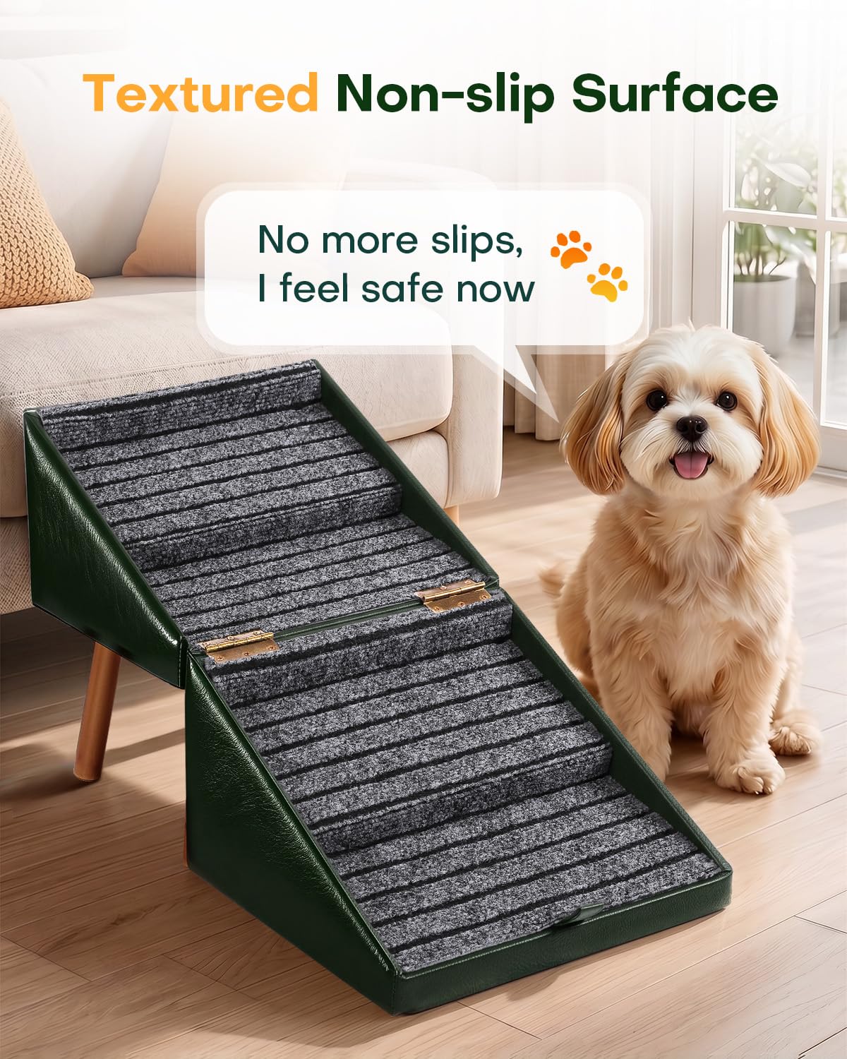 Foldable Dog Stairs and Ottoman B6761