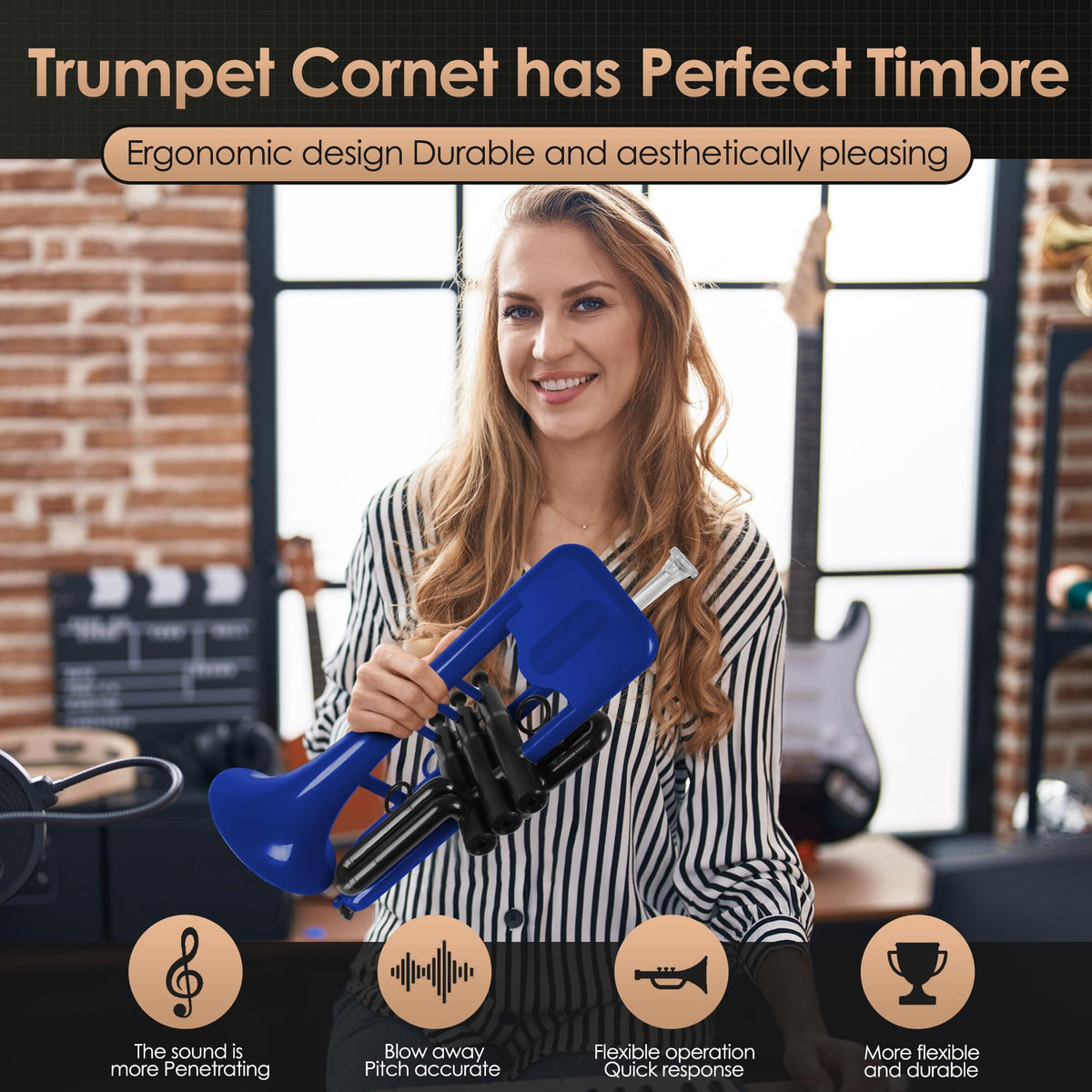 Plastic Bb Trumpet P420
