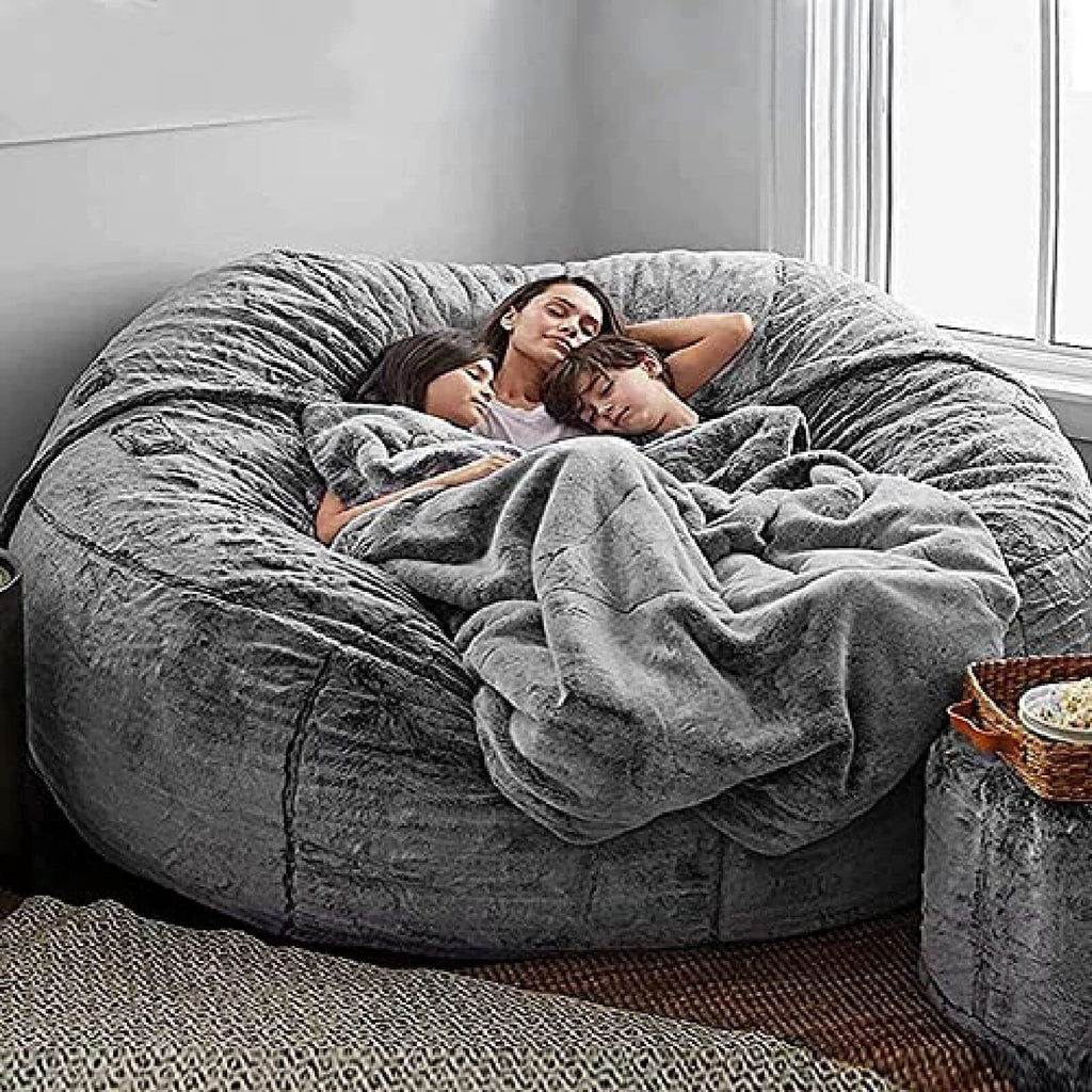 Yellow 6FT Bean Bag Chair Cover D421506