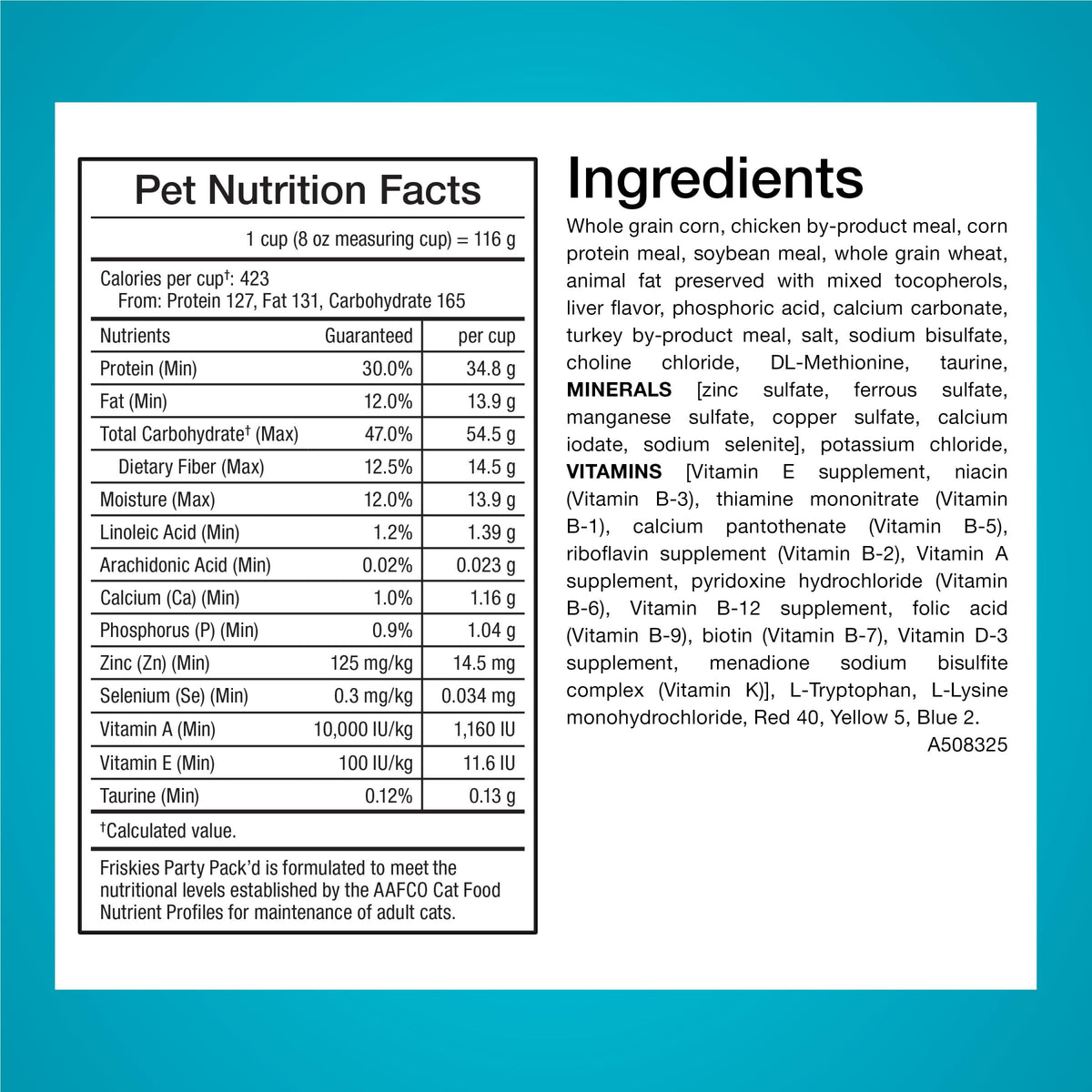 Crunchy Dry Cat Food 3 lb Bag P80714