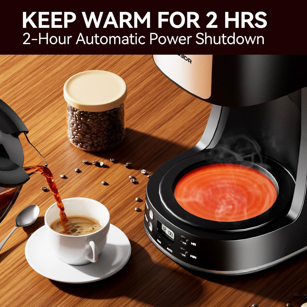12 Cup Programmable Coffee Maker with Reusable Filter Q9794