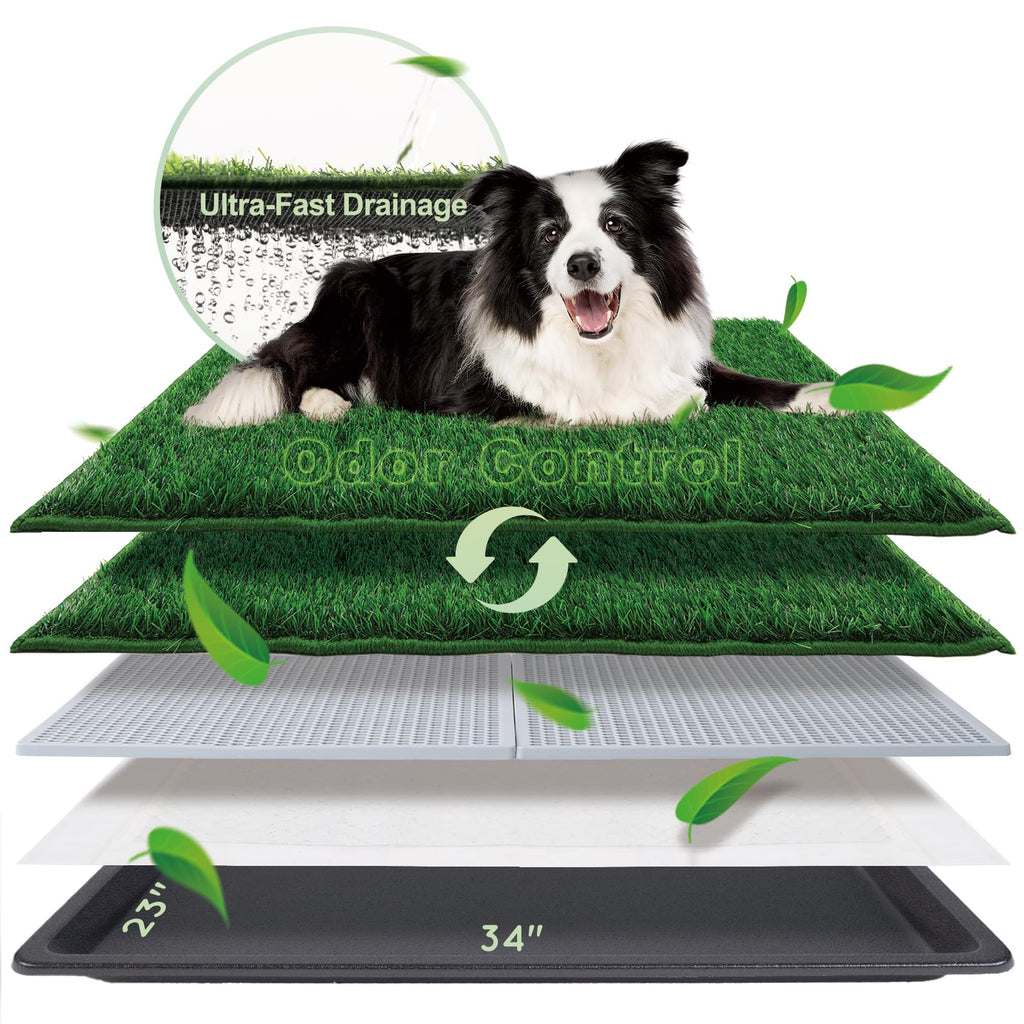 Dog Grass Pad with Tray L596