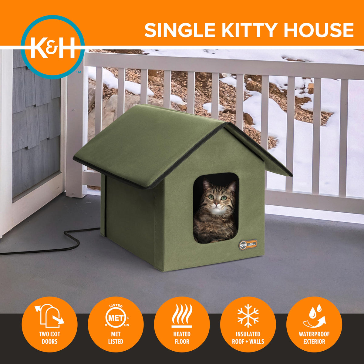 20W Heated Cat House G91122