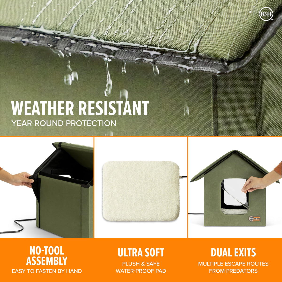 20W Heated Cat House G91122