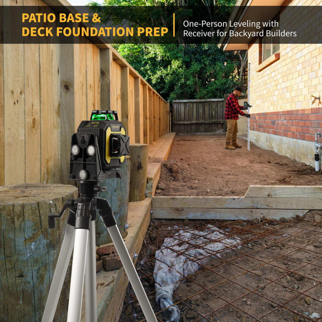 Self-Leveling Laser Level Kit with Receiver & Tripod T258033