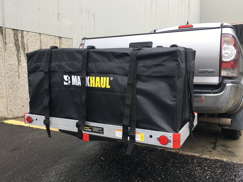 Aluminum Hitch Cargo Carrier with High Side Rails S865