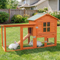 Large Outdoor Indoor Wooden Rabbit Hutch Y279