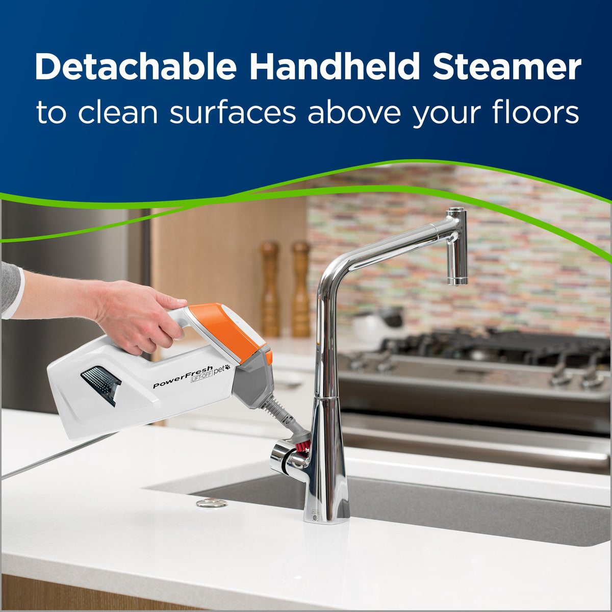 Orange Steam Mop N2534